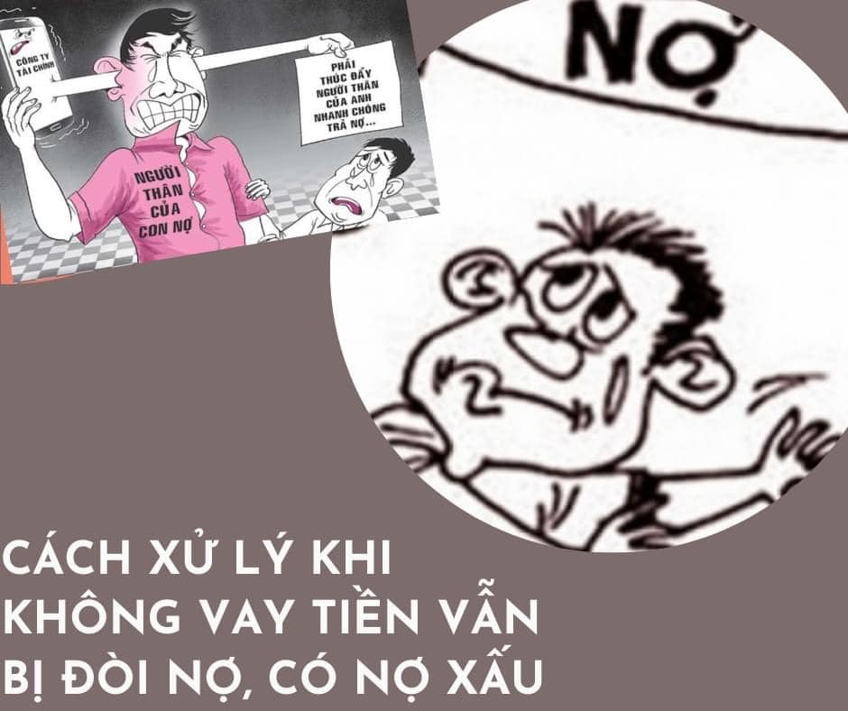 Phải làm gì khi không vay tiền mà bị đòi nợ?